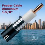 Feeder Cable Aluminum RF Cable - size 1-5/8"