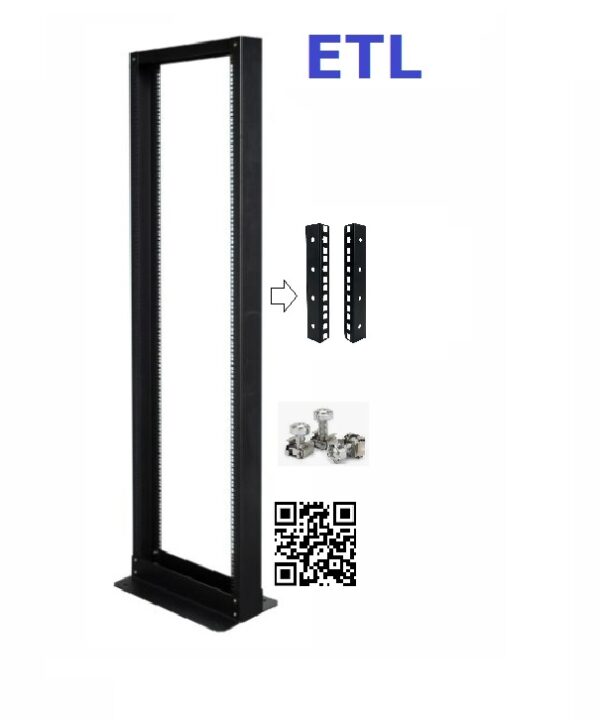 Open Rack Standing Floor Floor Standing Open Rack 42U/24U – ETL
