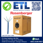[READY STOCK] Rosenberger Cat6 UTP Data Cable 24AWG Solid Copper Network Cable (305m Box)