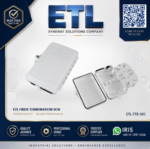 IP65 Rated Fiber Termination Box (FTB/FDP) Wall Mount – 2/4/6 Core - Image 3
