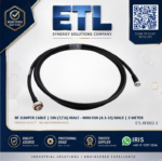7/16 DIN Male to 4.3-10 Male RF Jumper Cable - Image 4