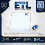 [SIRIM IP4X CERTIFIED] FTTH Fiber Wall Socket FWS 1C 4C Fiber Optic Outlet Faceplate Box Surface Mount - White