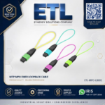 MTP MPO fiber optic loopback for network testing