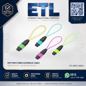 MTP MPO fiber optic loopback for network testing