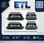 19-Inch Rack Mount Sliding Fiber Optic Patch Panel – SC/APC & FC/APC